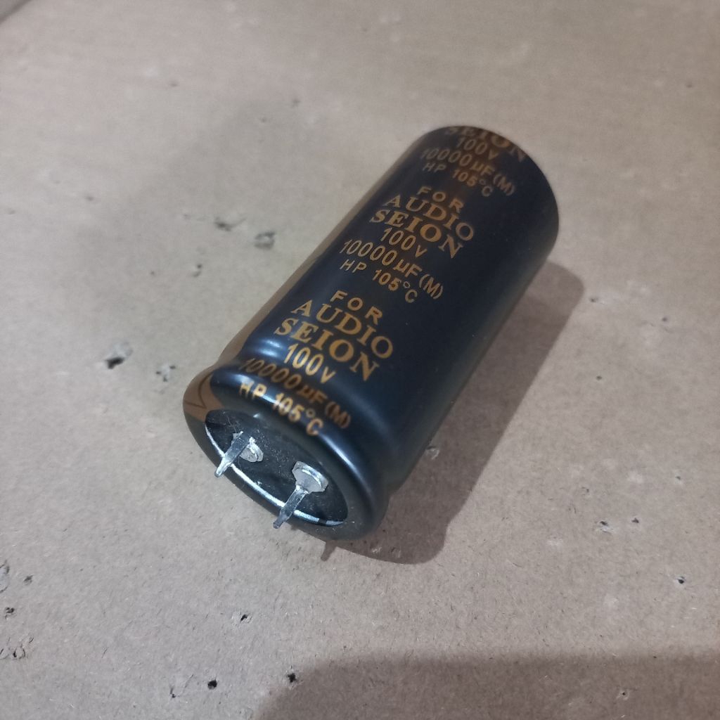 Elko 10000uf 100v SEION Original diameter 3cm tinggi 6cm Elko SEION 10000UF 100V