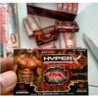 Multivitamin Hyperx Semut Merah Kapsul Obat Kuat Tahan Lama Pria Suplemen Pria