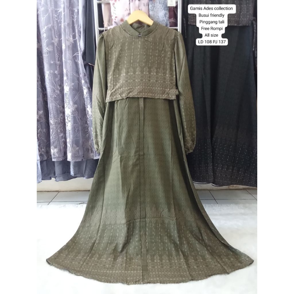 Gamis AdeS collection free rompi