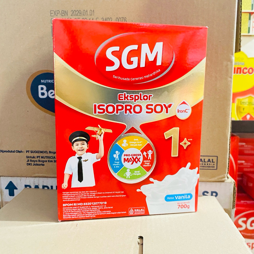 SGM Soya 1+ Vanilla 700gr - SGM Soya 1+ Madu 700gr