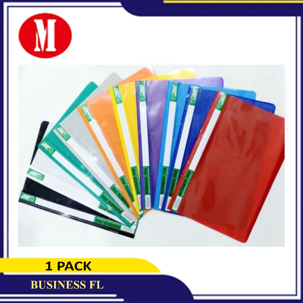 Business File/ Snelhecter Plastik Folio 1 Pak