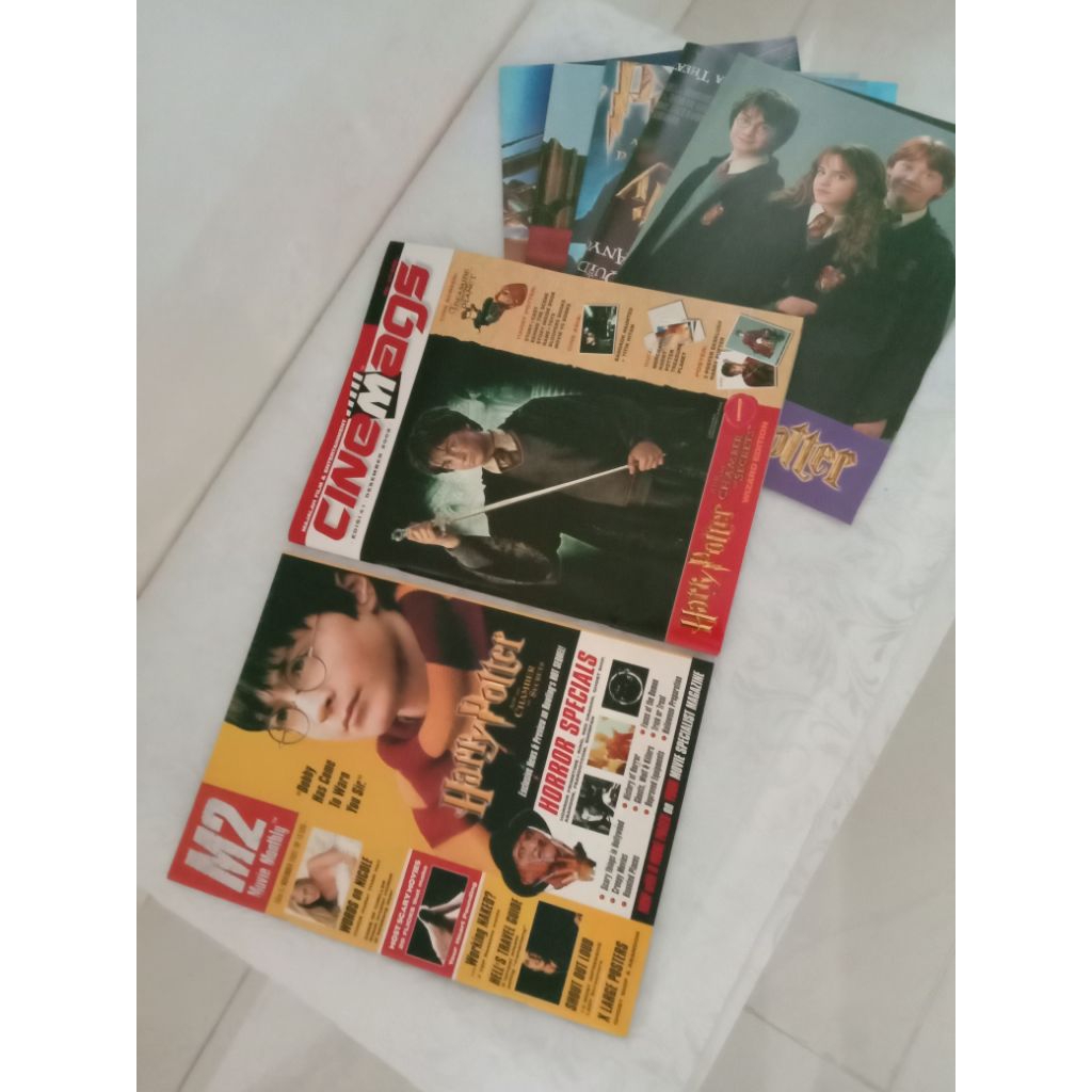Paket majalah Movie Monthly & Cinemags cover story Harry Potter