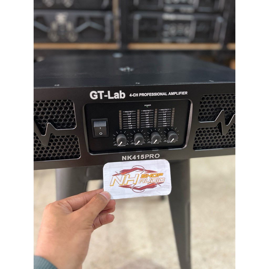 Power GT-Lab NK415PRO Original by RDW 4 channel CLASS H 4 x 1500 Watt garansi resmi panel 3U kipas 4
