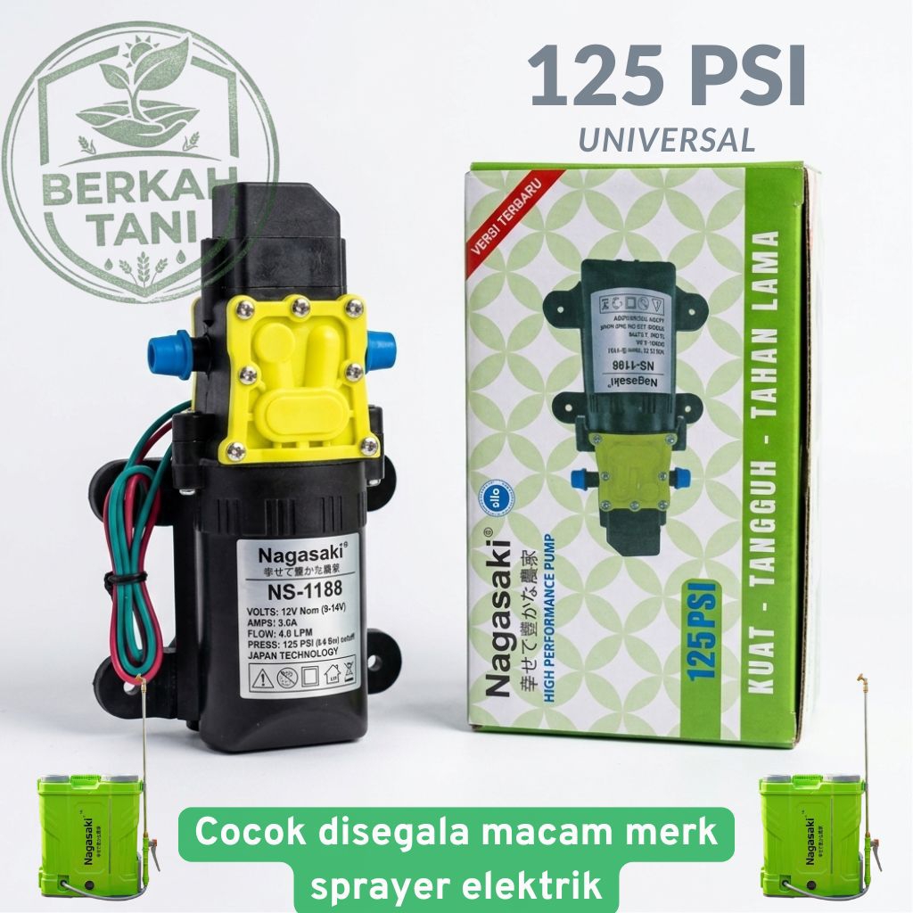 dinamo original nagasaki 125 psi/ dinamo tangki sprayer elektrik nagasaki original