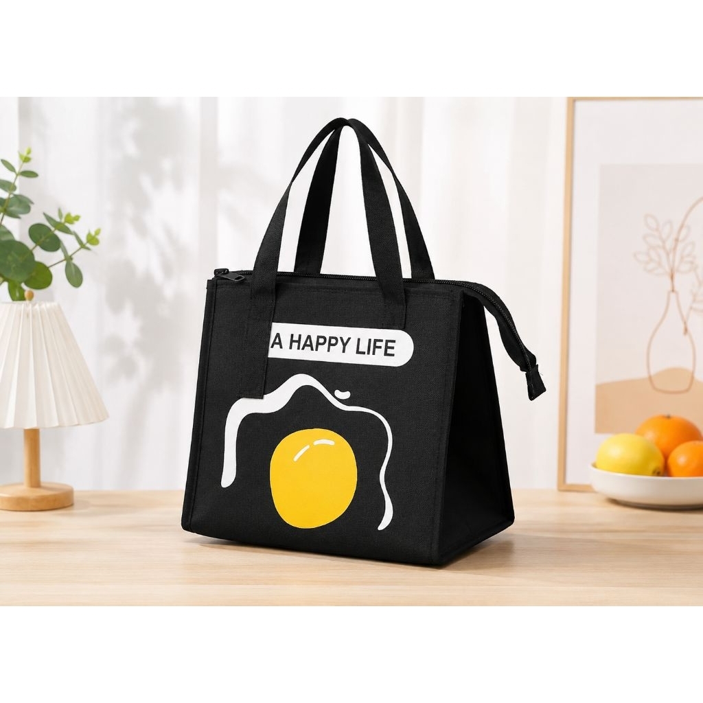 TAS BEKAL TAS TEMPAT MAKAN LUCU TELUR MATA SAPI