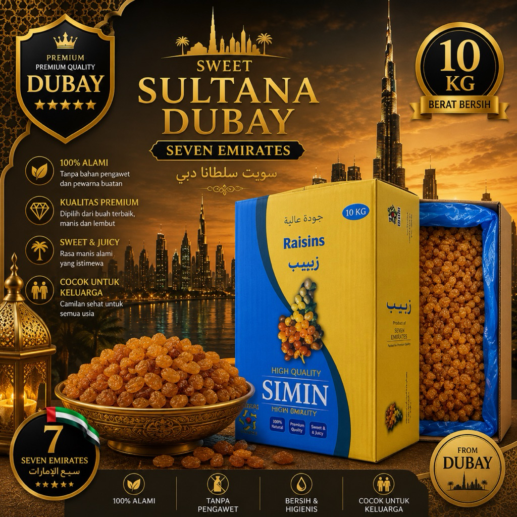 Kismis Manis 10 Kg Original | Kismis Sultana | Kismis Golden Raisin