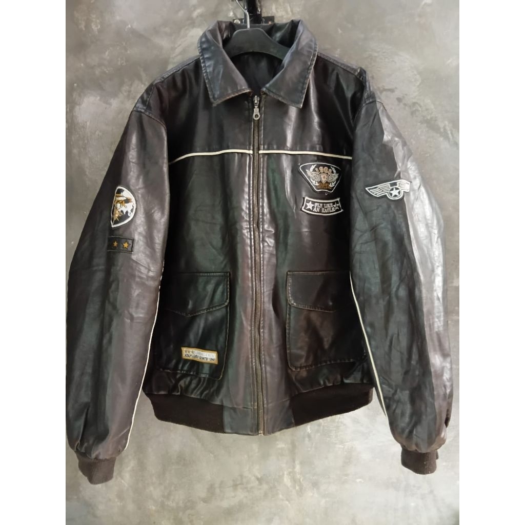 southern leather jacket pilot a2 size xl