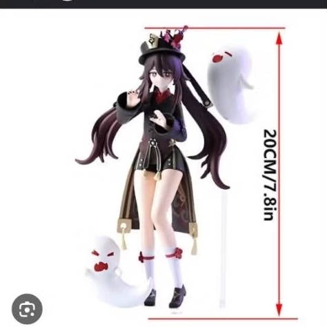 Hutao Genshin impact figure game 20cm pvc box pose hantu