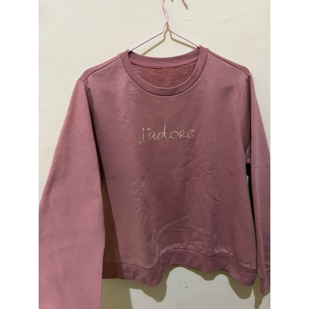 Preloved baju pink jadore tebal