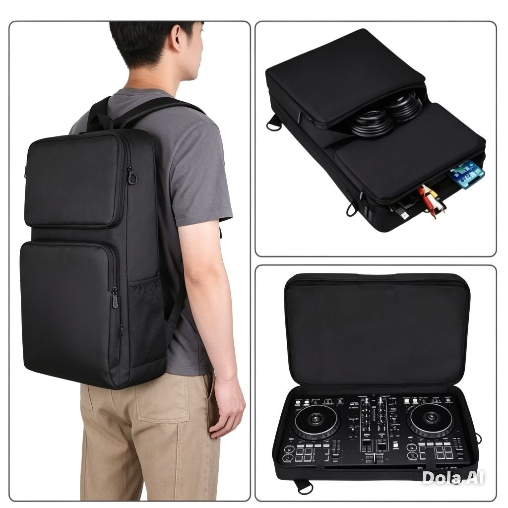 Tas DJ Cover Mixer Pioner DJ Model Ransel