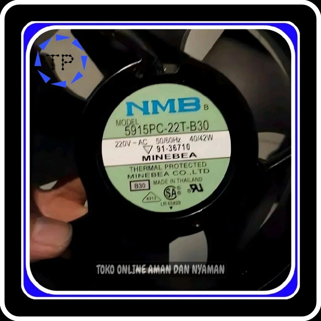 Fan NMB 5915PC-22T-B30 220V AC 50/60Hz 40/42W