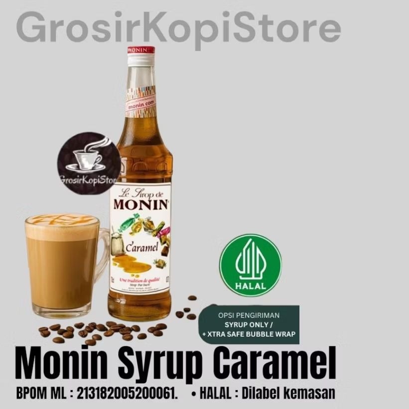 Monin sirup Caramel 700cl- Sirup Monin Caramel 700ml