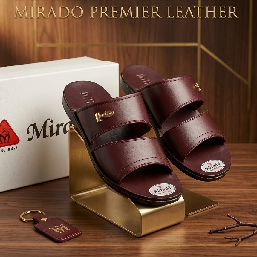 Sandal MIRADO KULIT   SANDAL KASUAL PRIA ORIGINAL Sandal Selop Mirado-Sendal Kulit Asli Original