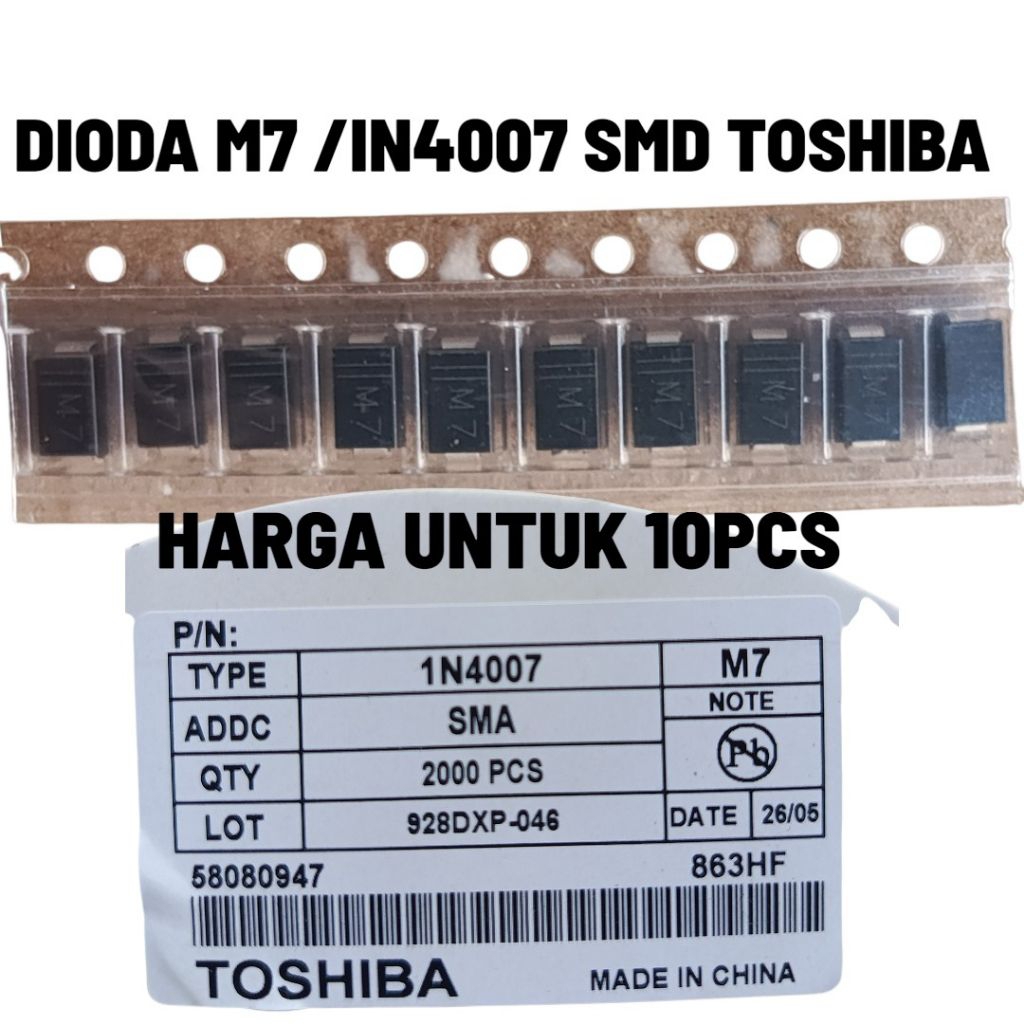 dioda m7 dioda m7 smd  jual per 10pcs