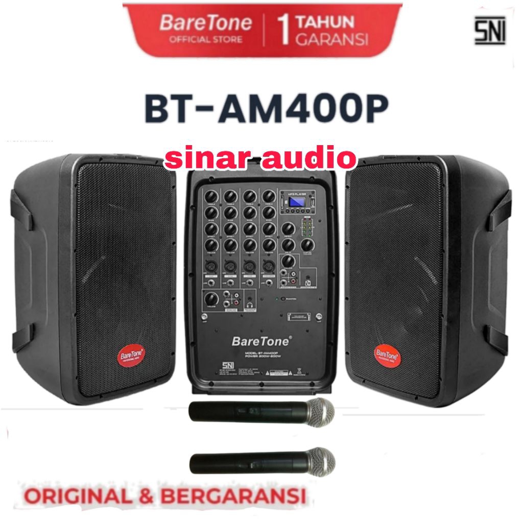 Speaker aktif karaoke baretone am400p am 400p