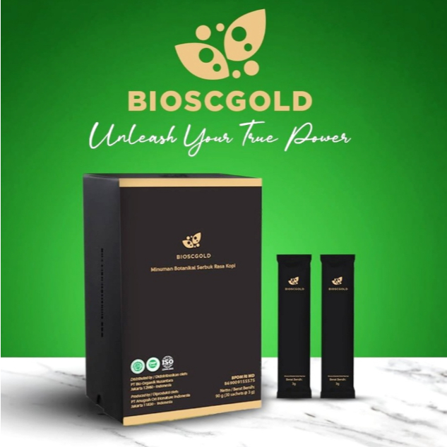 Original BIOGOLD BIOSCGOLD Suplemen Herbal Kemasan Box