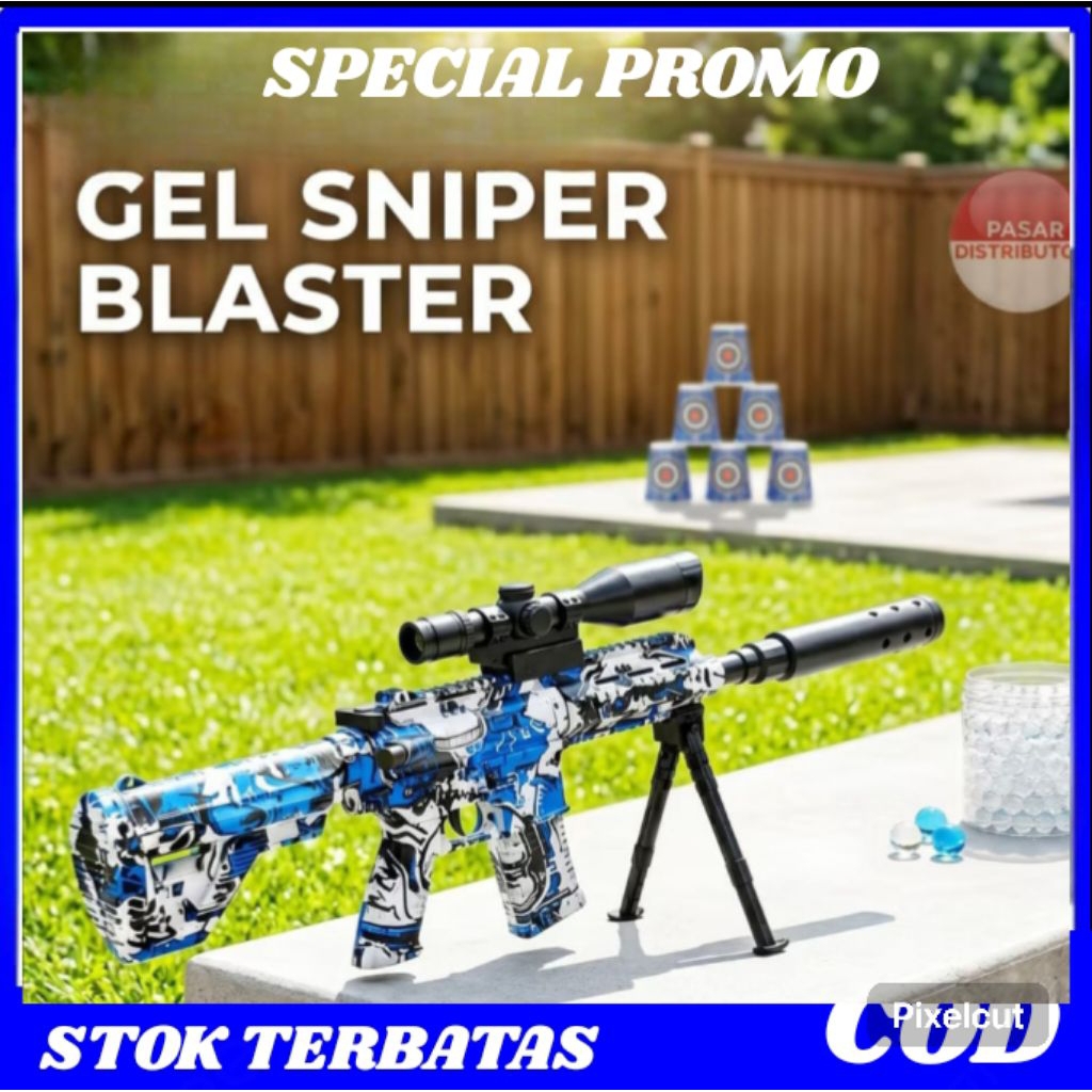 MAINAN PISTOL PISTOLAN TEMBAK TEMBAKAN  ANAK LAKI LAKI PELURU BUSA SNIPER NERF BULLET AWM MURAH/MAIN