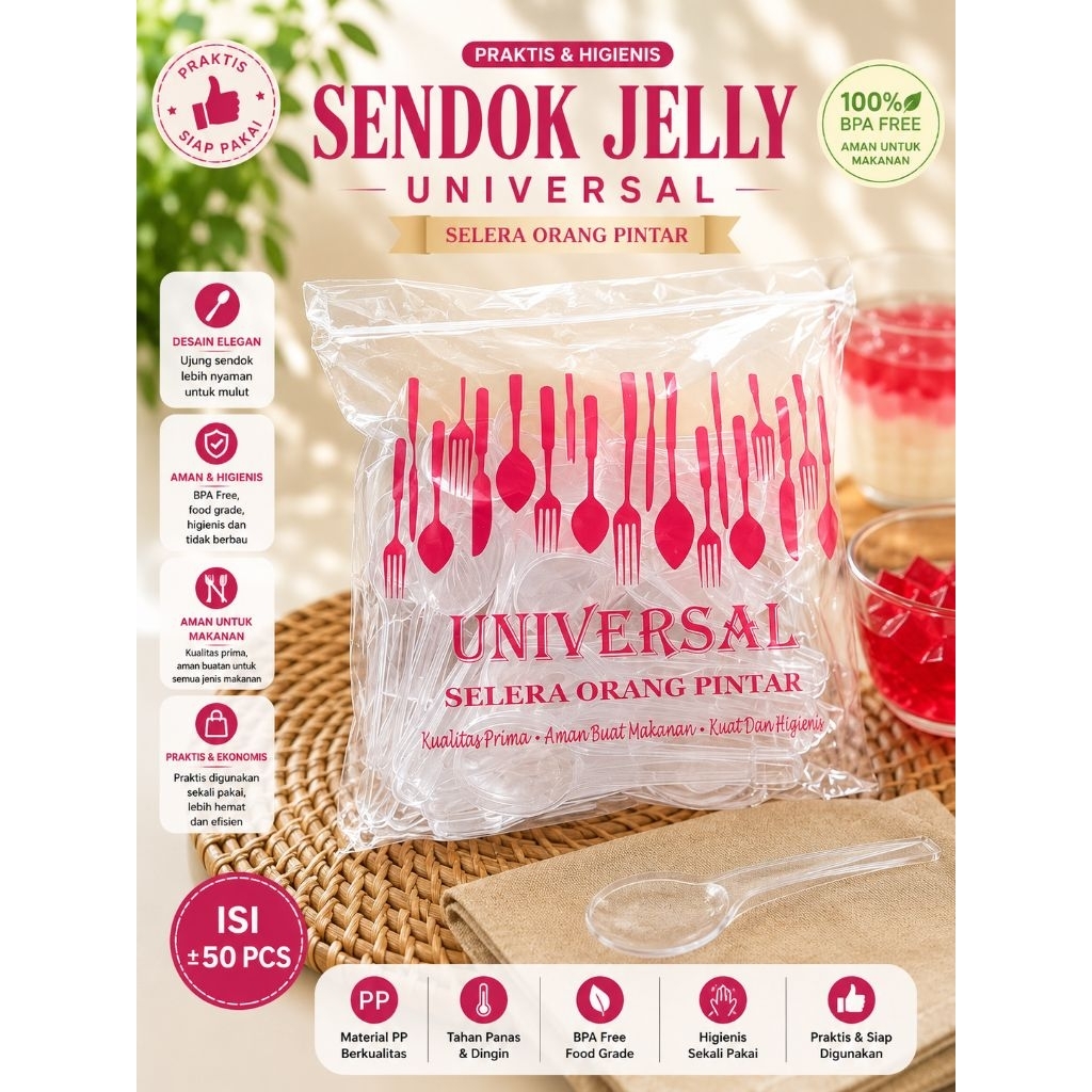 Sendok Jelly Bening