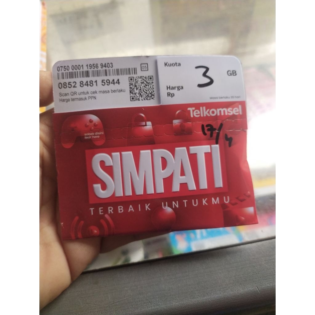 perdana simpati isi kuota 3gb