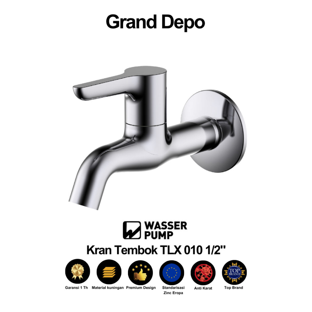 Wasser Kran Tembok TLX-010 1/2" /Kran Tembok Wasser / Kran Air Wasser