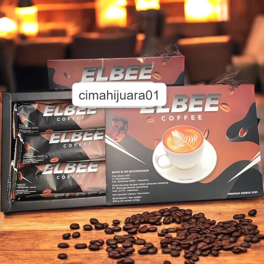 Elbee Coffee 1 Box isi 10 Sachet.