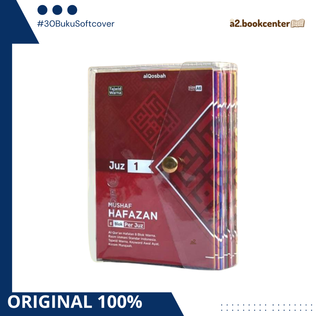 Pustaka Arafah Alqosbah - Mushaf Hafazan 8 Blok Per Juz Mushaf Hafalan Perjus 30 Juz - Alquran Per J