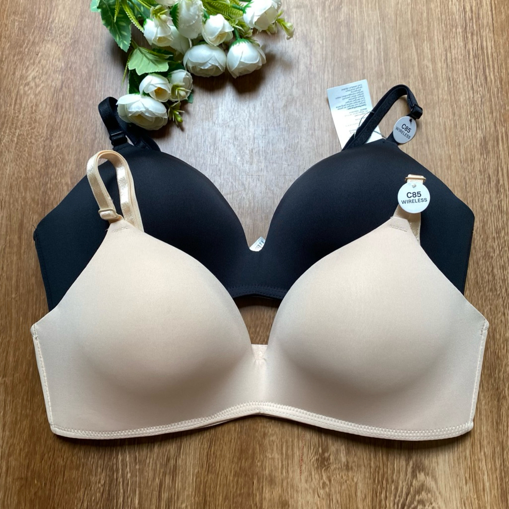 PIERRE CARDIN BRA TANPA KAWAT BUSA TIPIS SIZE 38C C85 WIRELESS BRA PIERRE CARDIN