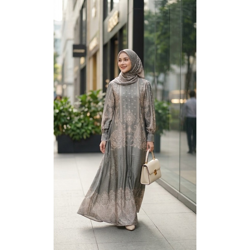 BILQIS – Premium Luxury Gamis Set Hijab