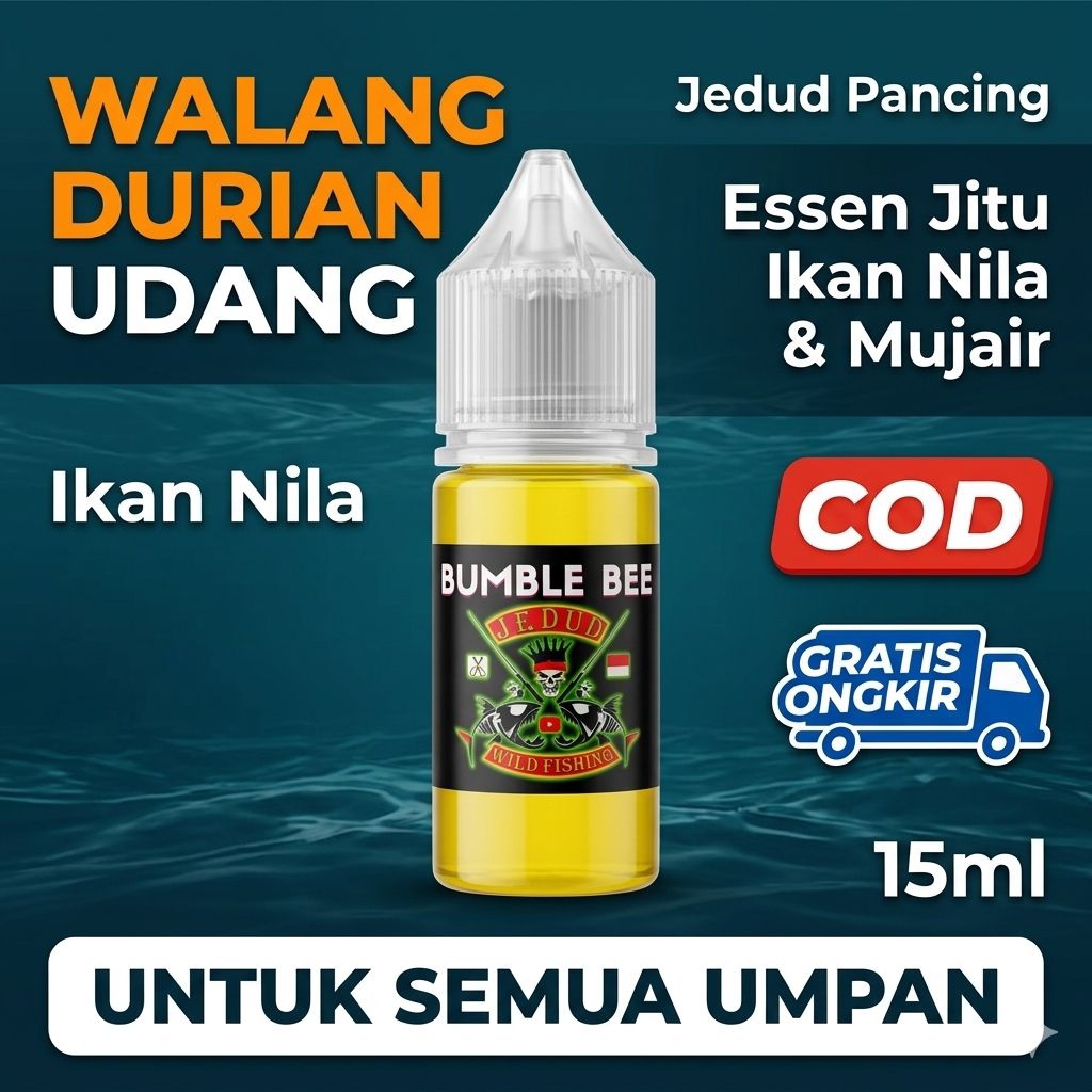 Jedud Essence Ikan Nila Essen Mancing Danau Bendungan Cacing Lumut