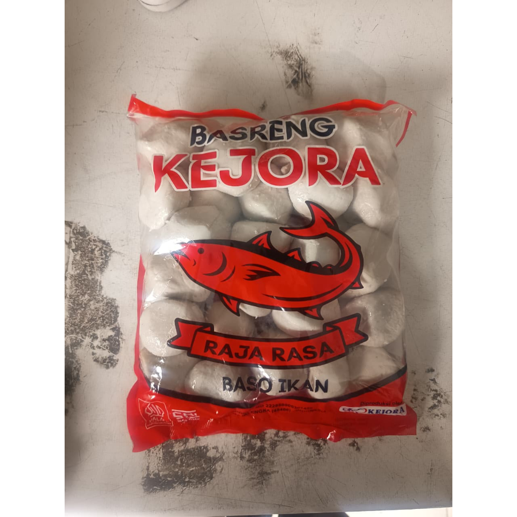 Basreng Ikan Mentah Kejora Kemasan ±650 Gram. Isi 25 Butir