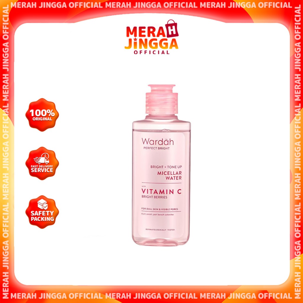 Wardah Perfect Bright Tone Up Micellar Water 100ml | Merah Jingga Official
