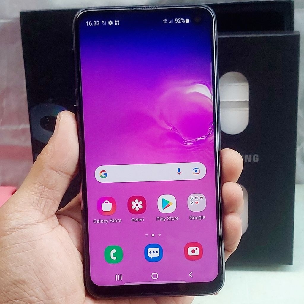 Handphone Hp Samsung Galaxy S10 E Second Ram 6/128 GB NFC Eks Resmi Sein Mulus
