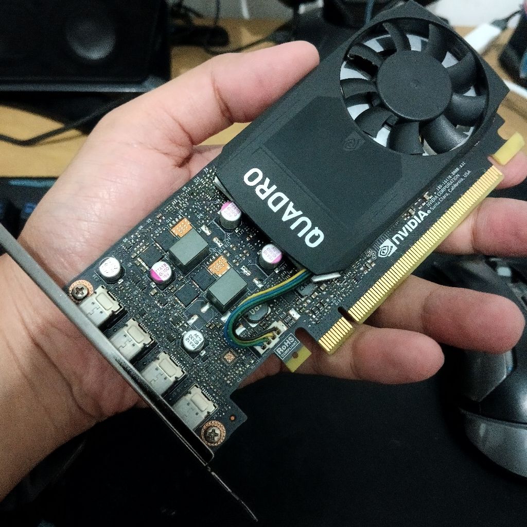 VGA GPU Nvidia Quadro P620 2GB GDDR5 Low Profile No Geforce GTX RTX Radeon RX HD 6600 7600 3060 4060