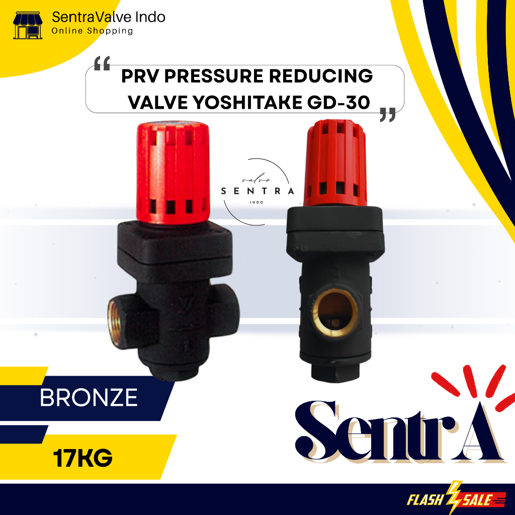 PRV PRESSURE REDUCING VALVE YOSHITAKE  2" INCH GD-30 DRAT BRONZE