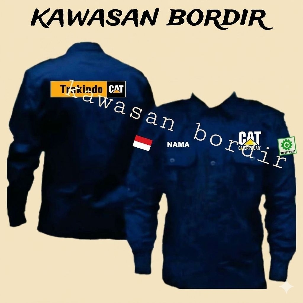 Terbaru seragam Trakindo kemeja Trakindo pdh Trakindo baju Trakindo seragam Caterpillar kemeja Cater