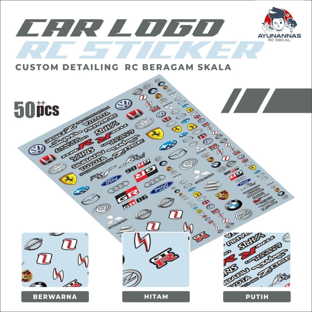 Logo Sheet RC Drift / RC Scale Car