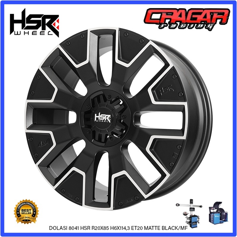 Velg Mobil Ring 20 Lubang 6 Untuk Nissan Navara Nissan Terra - Hsr Dolasi R20 Hole 6x114,3