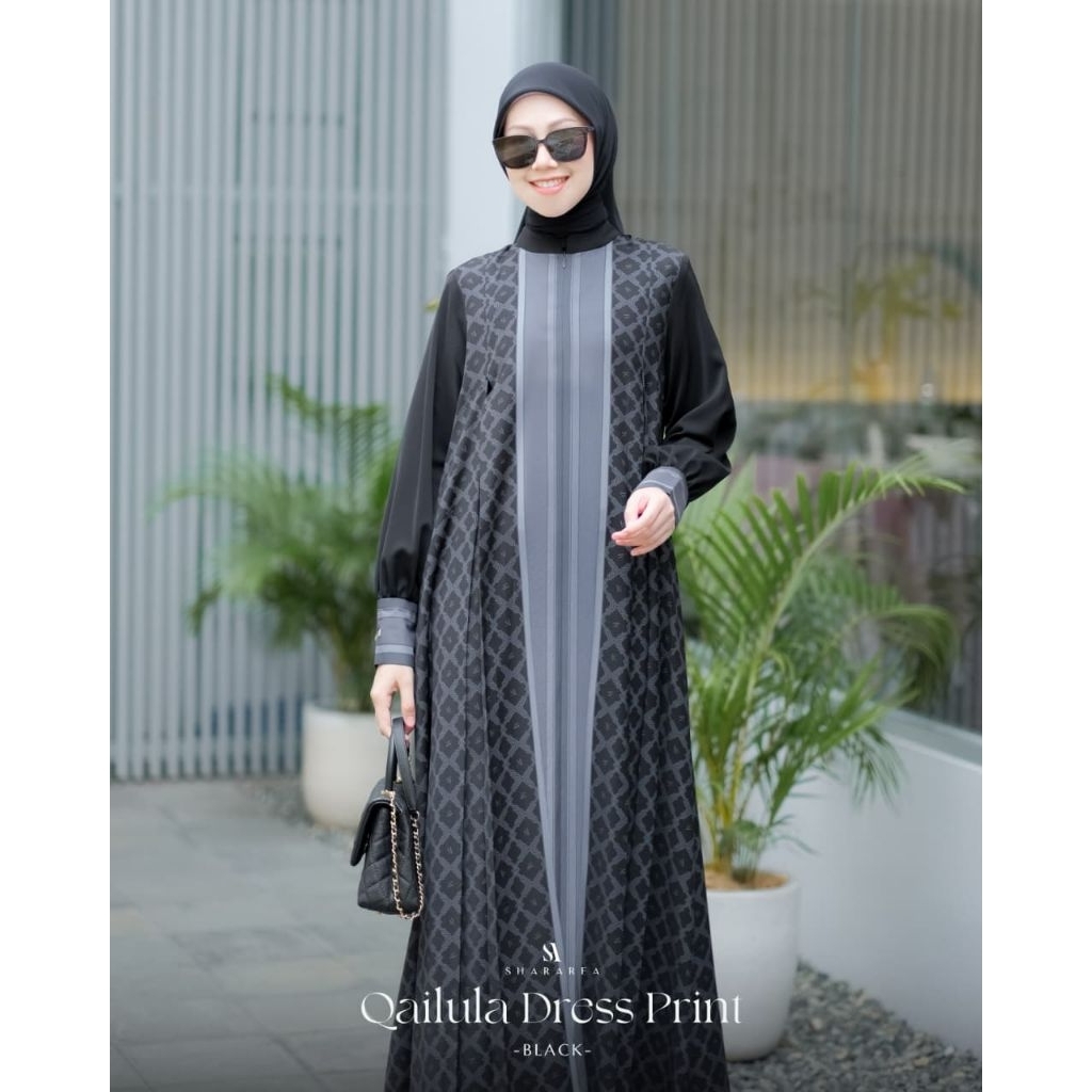 QAILULA DRESS PRINT BY SHARAREA