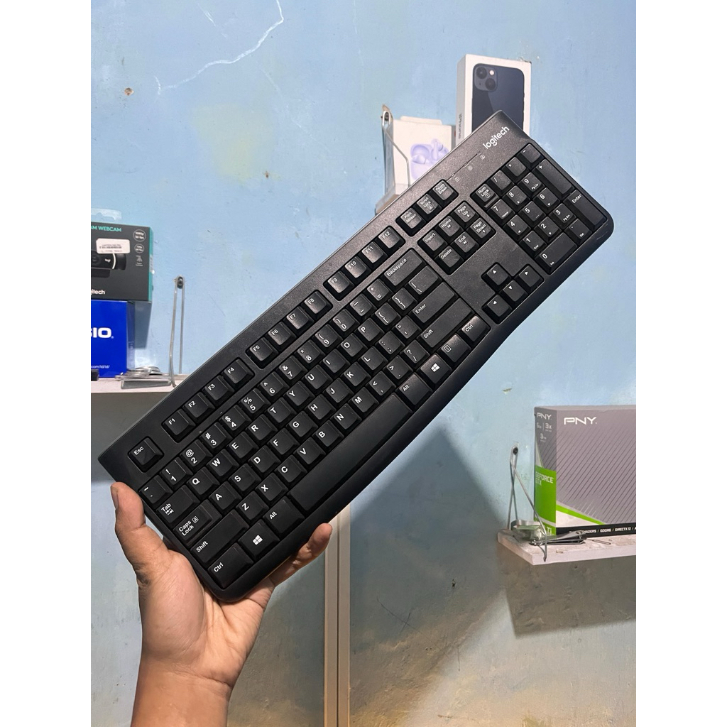 Keyboard logitech k120 usb second normal