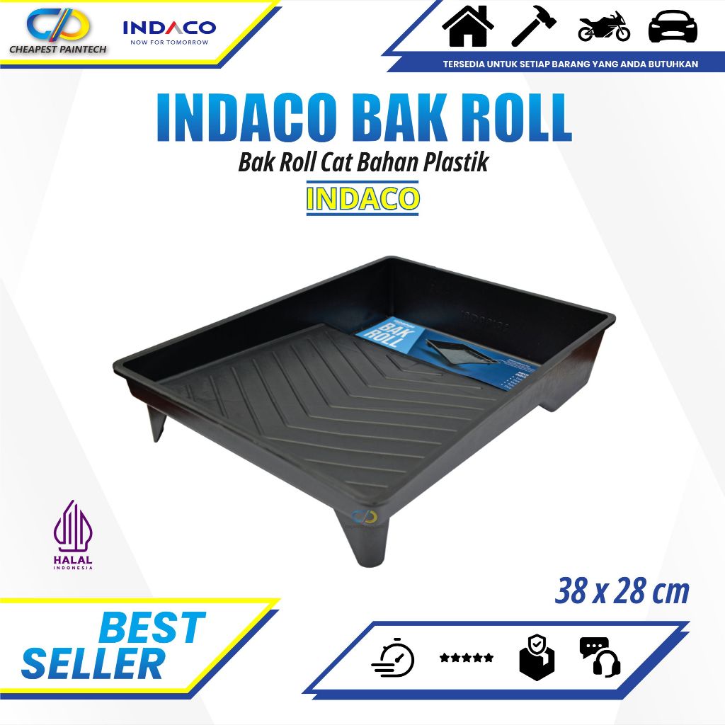 BAK CAT TEMPAT CAT TEMPAT ROLL INDACO