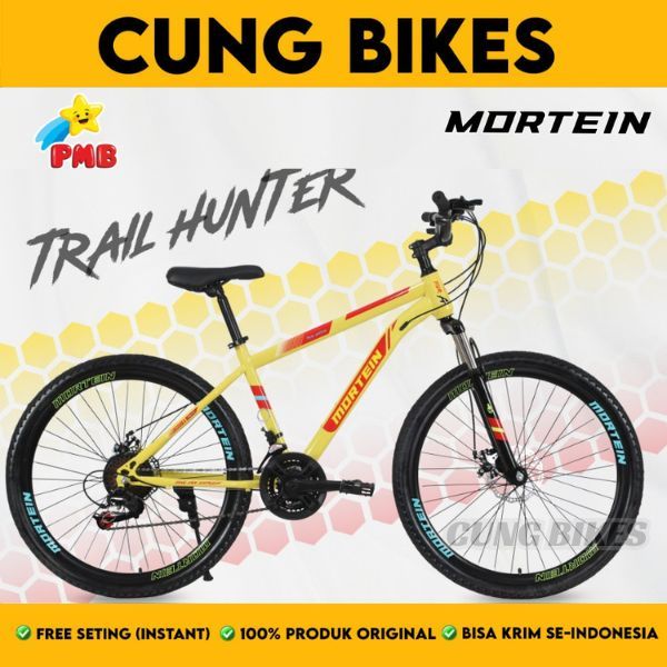 Sepeda Gunung MTB MORTEIN 181  FOSTER 6657 FORWARD Ukuran 24 26 27Inch Rem Cakram 21 Speed ShockDepa