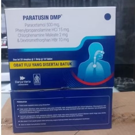 Paratusin DMP tablet box 20 blister