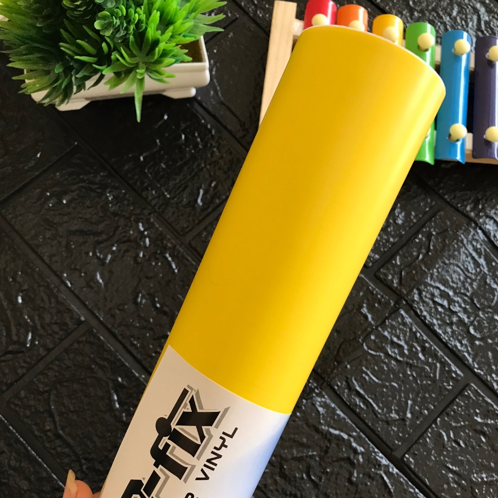 (HARGA 1 ROLL) skotlet motor kuning lemon doff sticker scotlite profix kuning lemon dop panjang 15 m