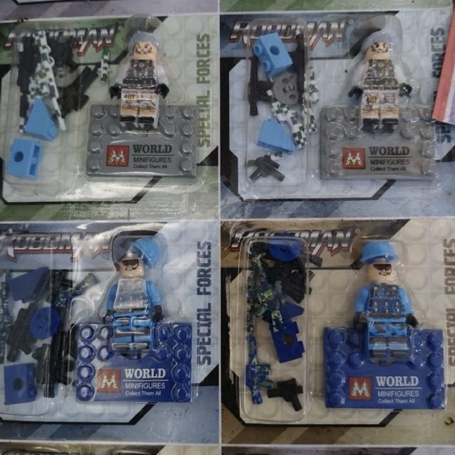 Brick Roboman Tentara / Action Figure / Mainan Anak Murah