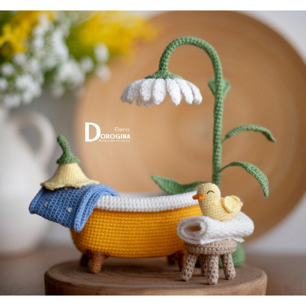 BATHTUB {Amigurumi/Crochet Pattern}