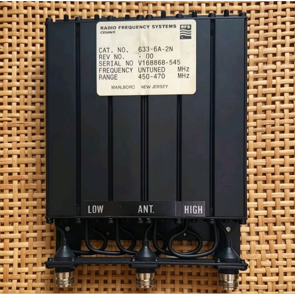 DUPLEXER RFS CELWAVE UHF 450-470 MHz