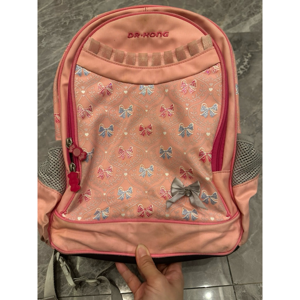 tas ransel sekolah SD brand Dr Kong ORI preloved tas cegah skoliosis