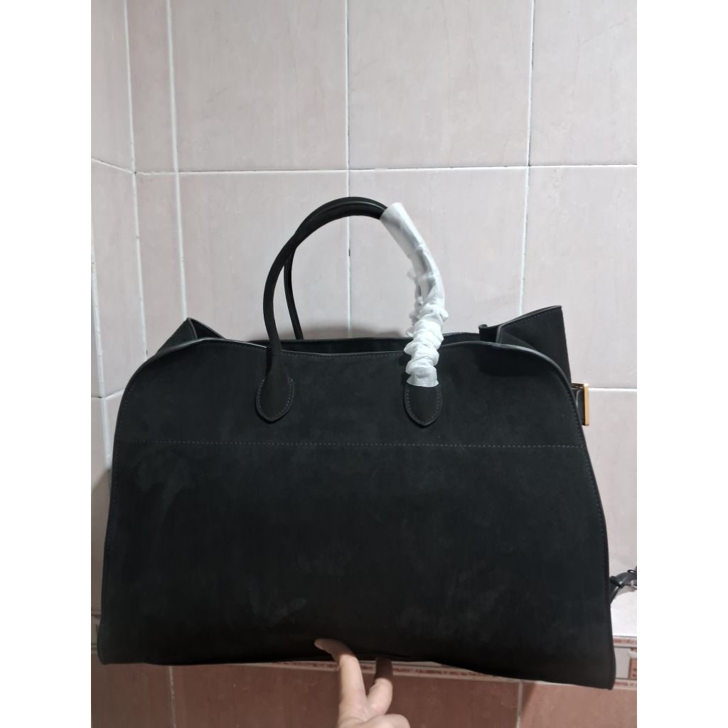 margoux bag 17 the row suede