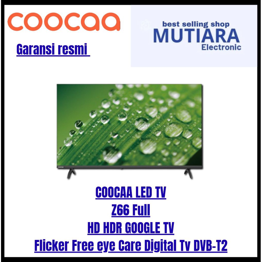 COOCAA 32Z66 FHD 2K GOOGLE TV 32 inch