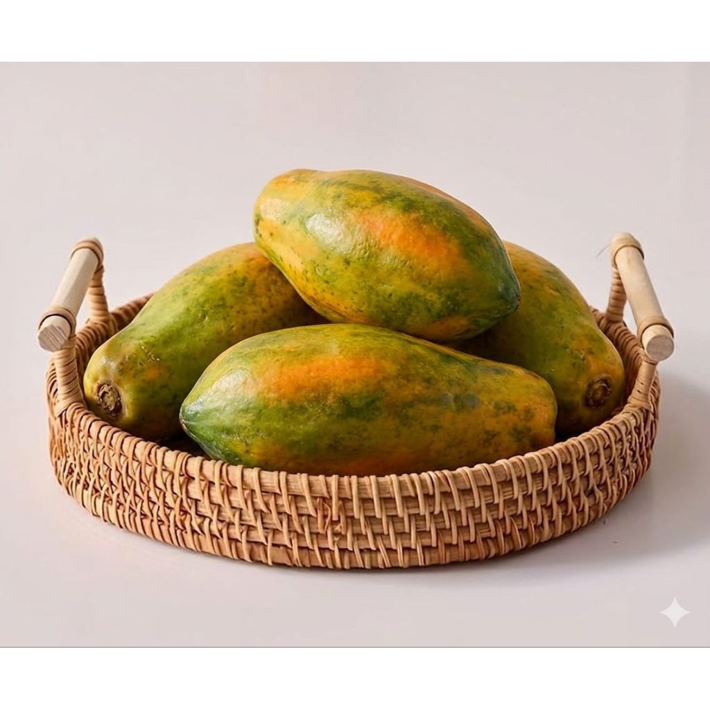 Pepaya Thailand, pepaya manis, pepaya segar, pepaya utuh